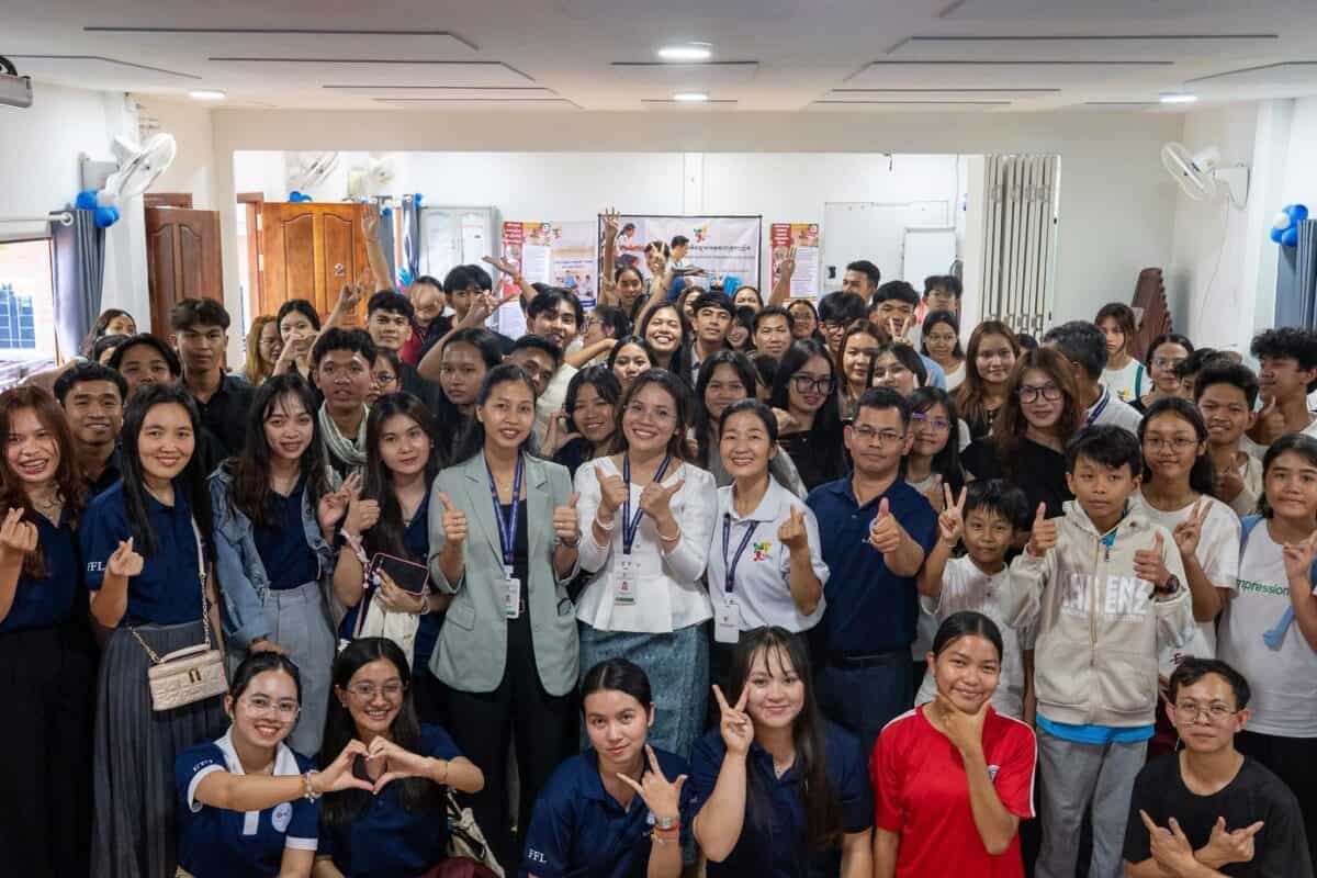 TDSO Group photo with The Cambodian National University of Management (NUM) University