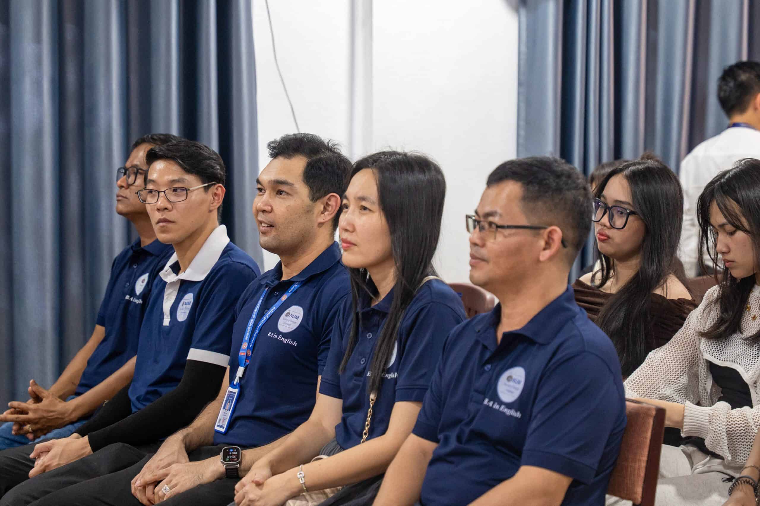 TDSO Sharing session with Students of a Cambodian National University of Management (NUM) University.