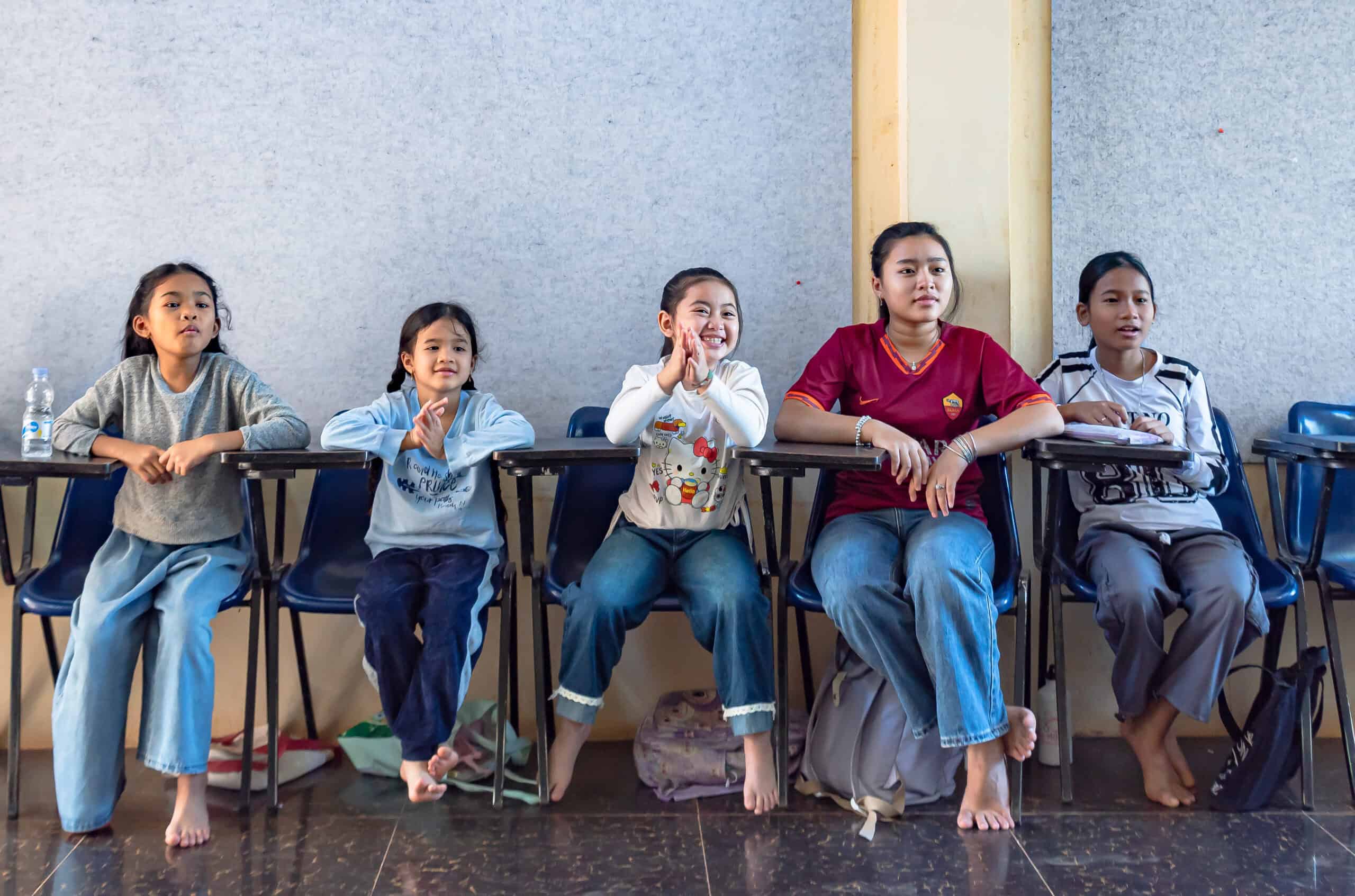 TDSO Students at TDSO's practice School in Siem Reap, Cambodia