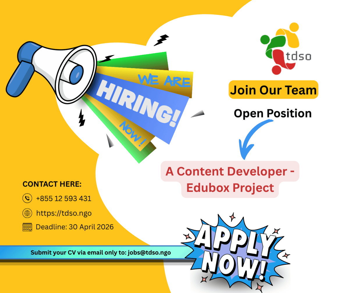 TDSO TDSO hiring for content developer position with application details.