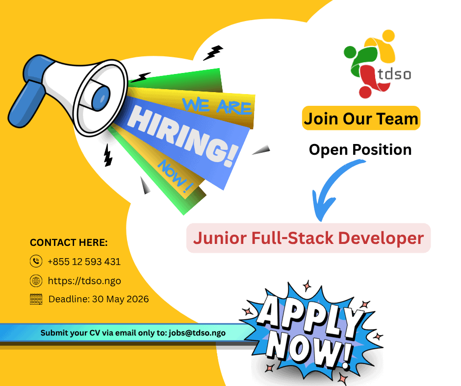 TDSO TDSO hiring junior full-stack developer for open position.